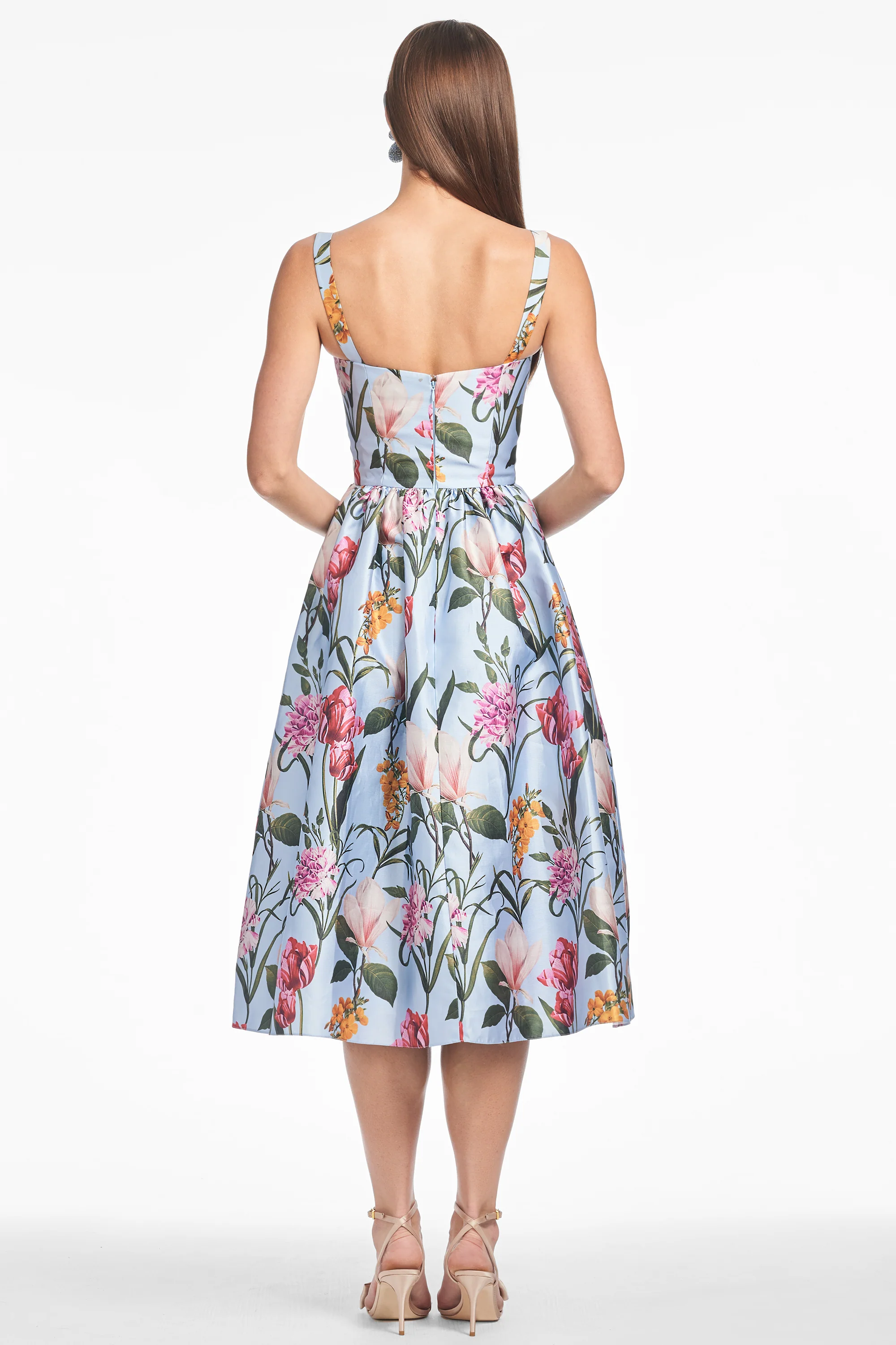 OLENA DRESS - GLACIAL BLUE BLOSSOMS - Image 4